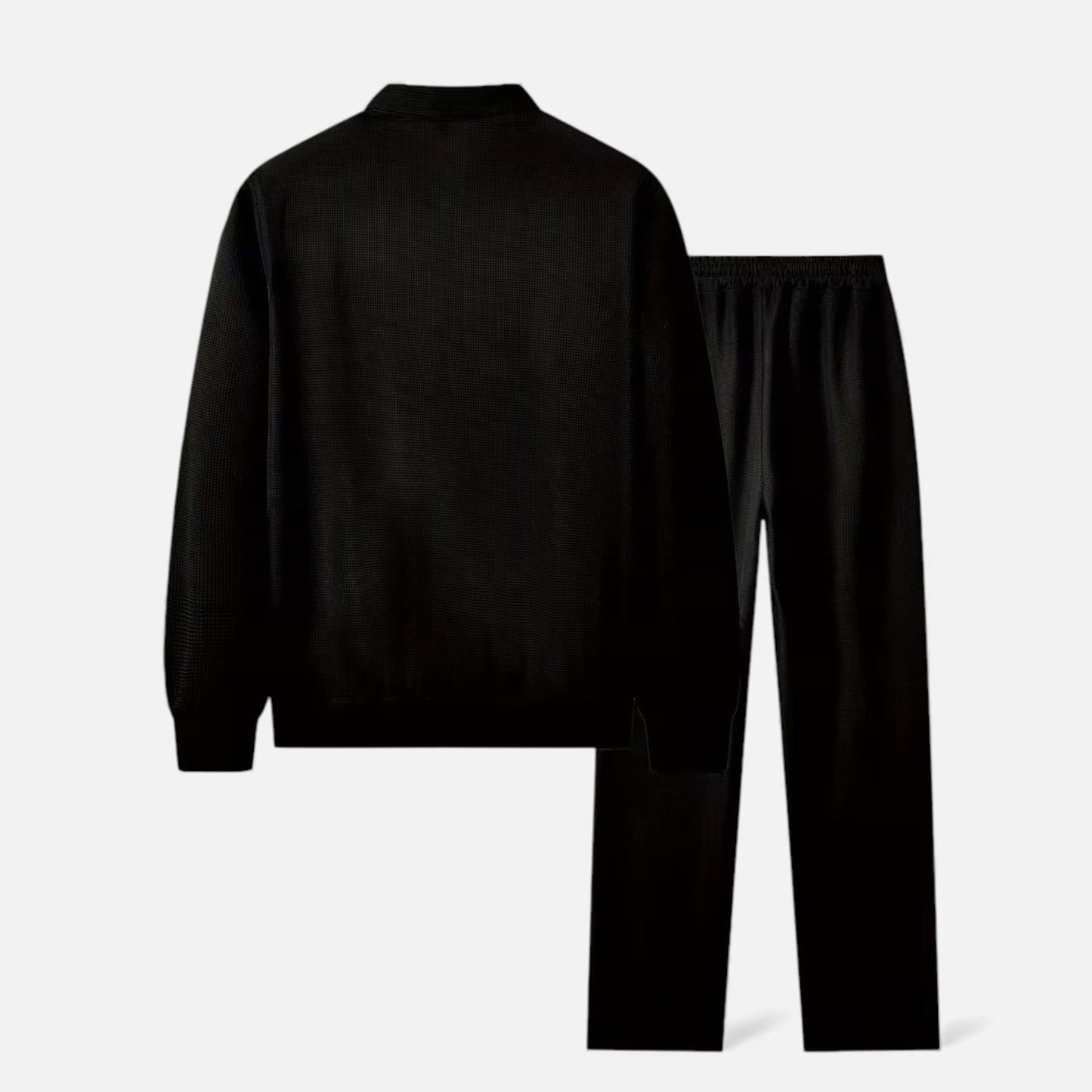 Virashoper Men’s 2-Piece Waffle Knit Casual Outfit