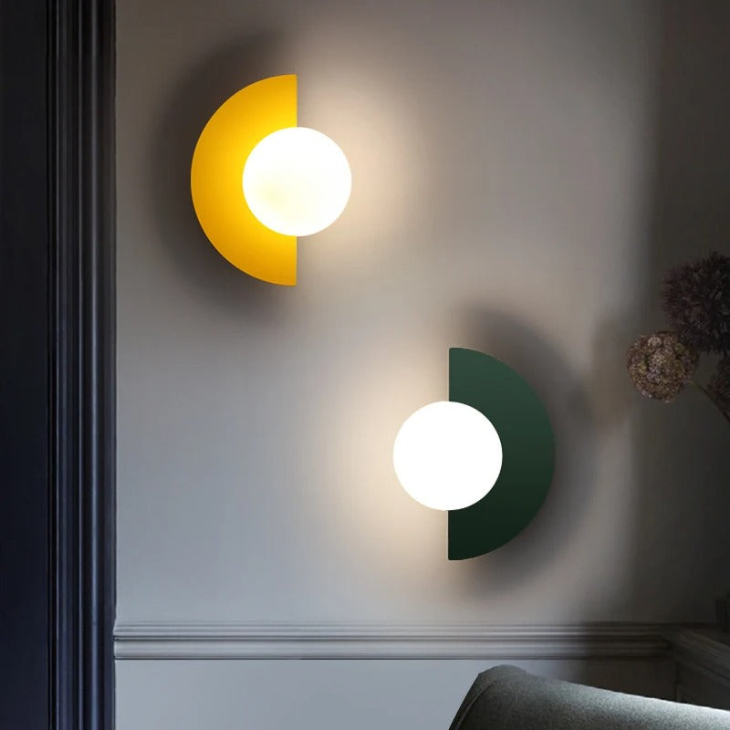 Nordic Semicircle Wall Lamp