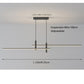 Modern LED Linear Pendant Light – Adjustable Height & Dimmable Options