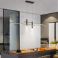Modern LED Linear Pendant Light – Adjustable Height & Dimmable Options