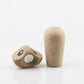 Wooden Owl Decor with Rotating Head