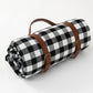 Check Picnic Blanket with Carry Straps – Family Size